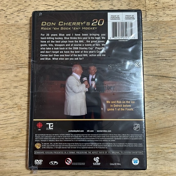 Don Cherry's Rock 'Em Sock 'Em Hockey #20 DVD Sealed - Picture 2 of 2